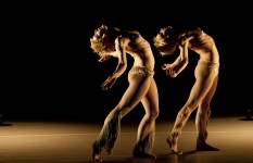 Lucy M. May and Dorotea Saykaly in The Golden Mean (Live). Photo by Sylvie-Ann Paré.