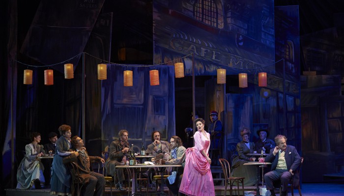 Cafe Momus scene from Canadian Opera Company production of La Bohème, 2013. Photo by Michael Cooper.