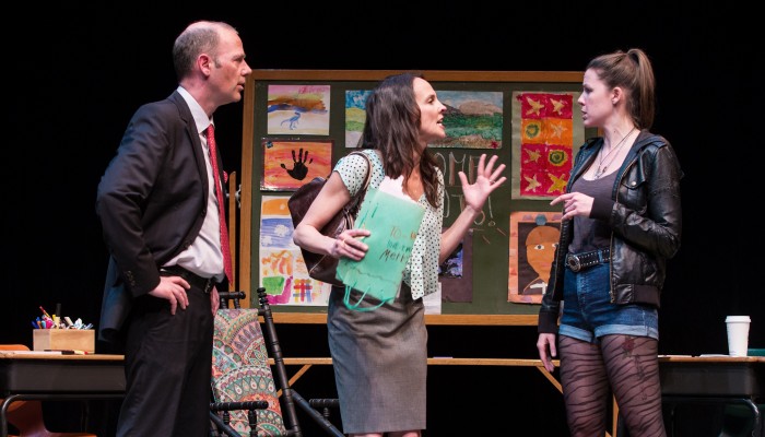 L to R: Matthew Olver, Sarah Murphy-Dyson and Dana Puddicombe. Photo by Cylla von Tiedemann.