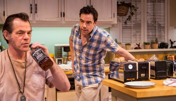 Stuart Hughes and Mike Ross in True West. Photo by Cylla von Tiedemann.